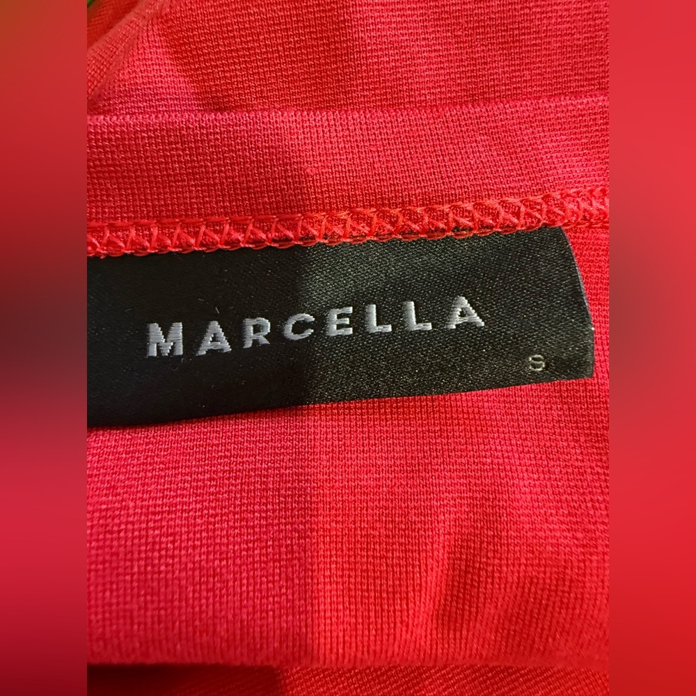 MARELLA One Shoulder Red Dress - Picture 6 of 12